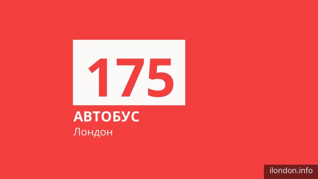 Автобус 175 в Лондоне
