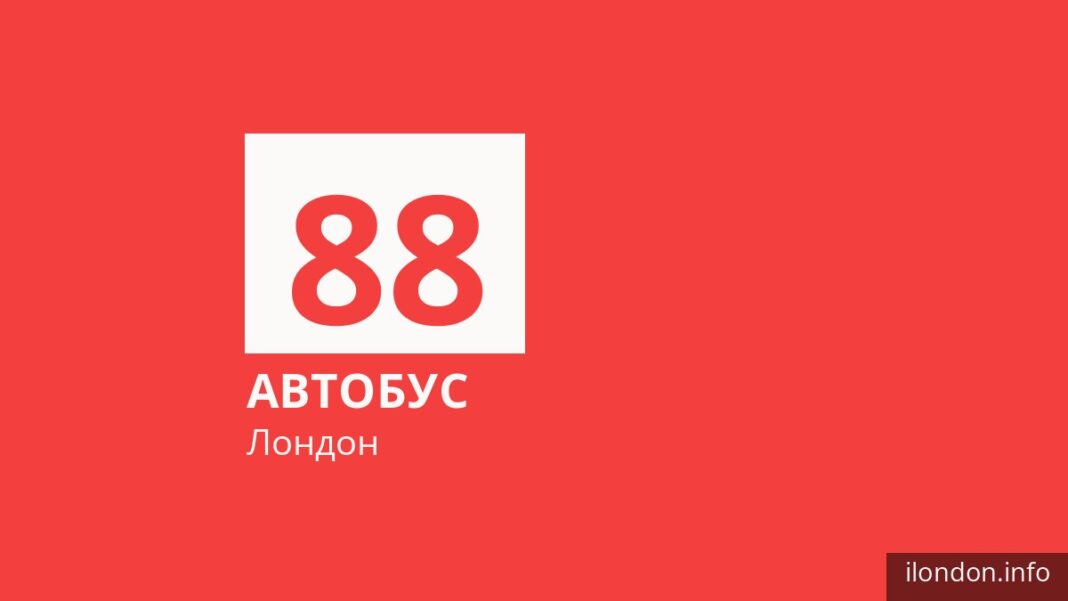 Автобус 88 в Лондоне