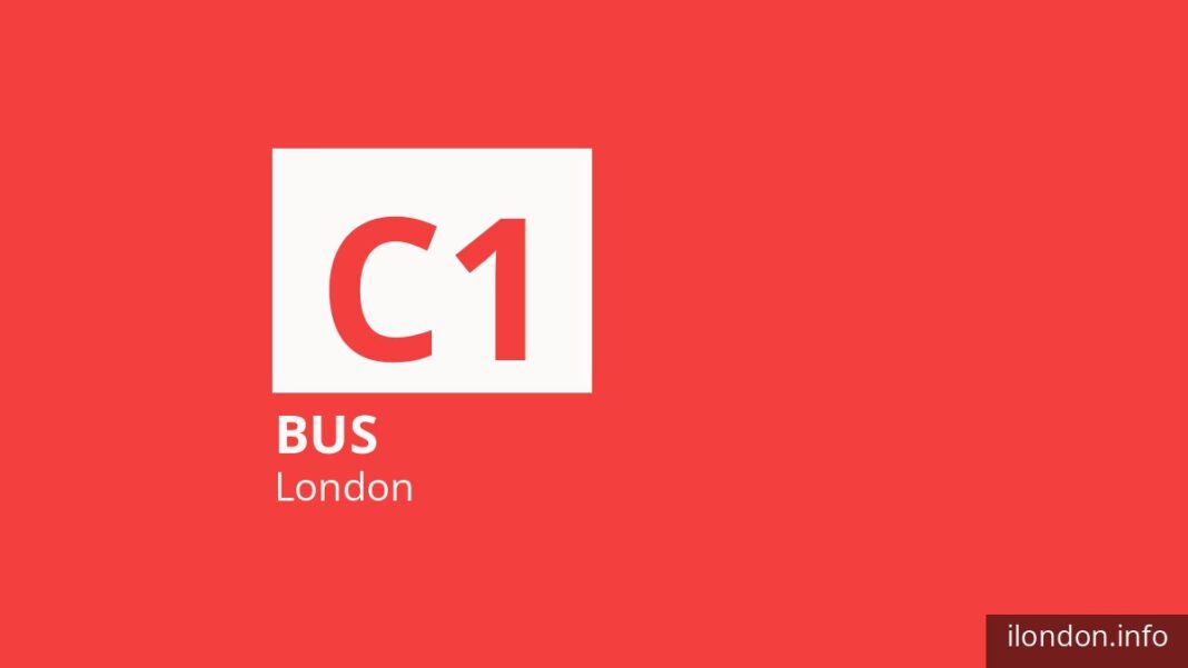 Bus route C1 in London