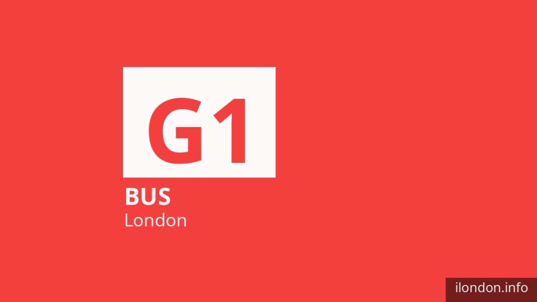 Bus route G1 in London