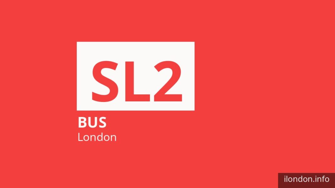 Bus route SL2 in London
